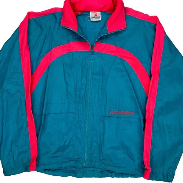 1980S New Balance Jacket - Small Blue Nylon