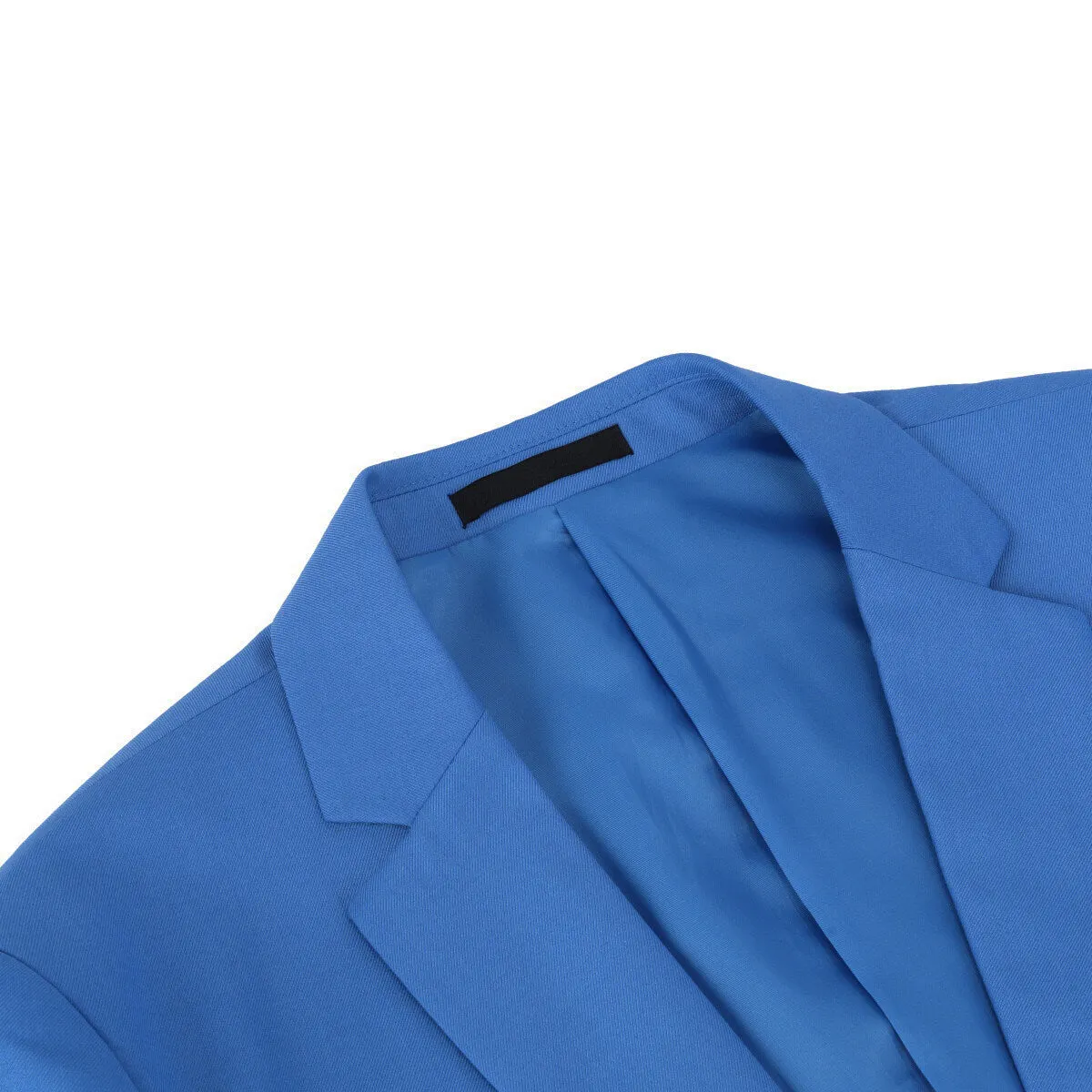 2-Piece Slim Fit Simple Designed Blue Suit