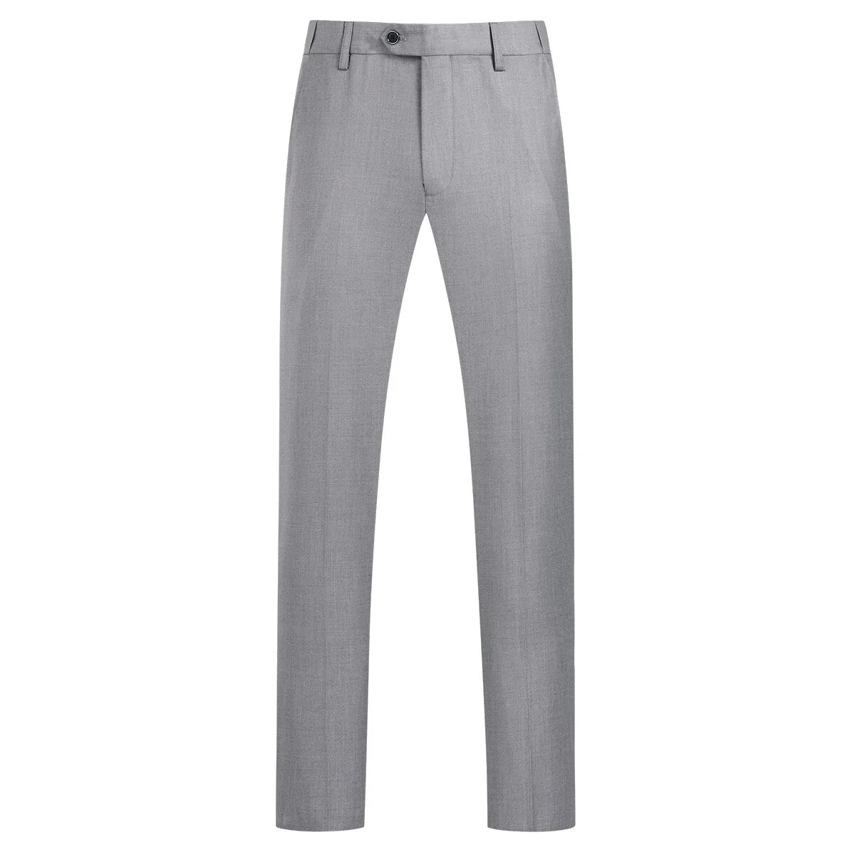 2-Piece Slim Fit Simple Designed Grey Suit