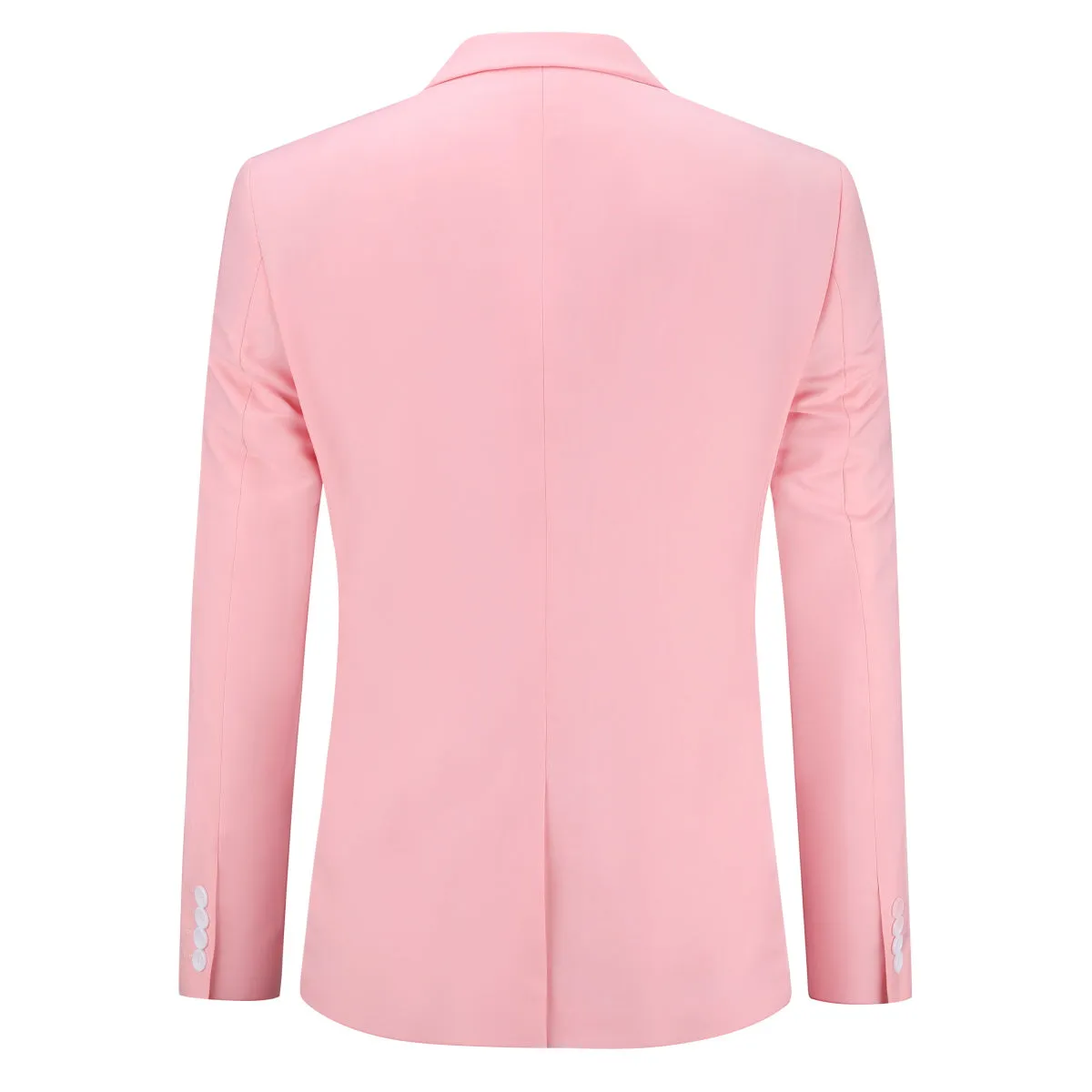 2-Piece Slim Fit Simple Designed Pink Suit