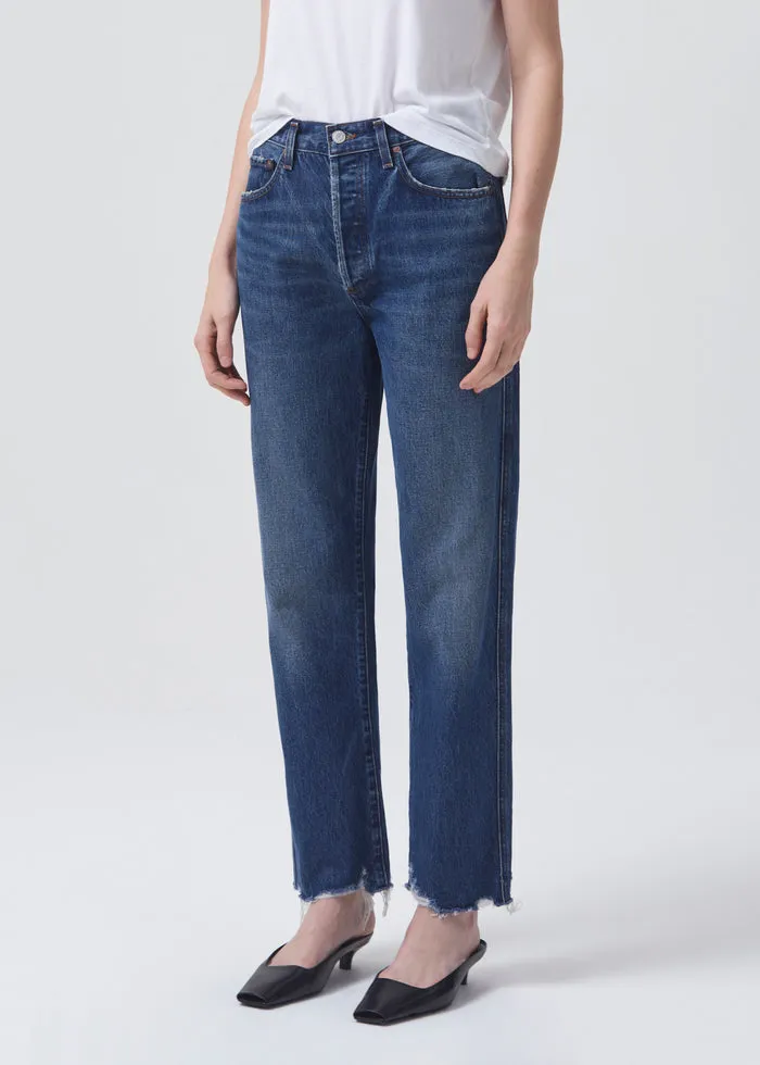 Agolde 90'S Pinch Waist High Rise Straight Jeans in Swindle