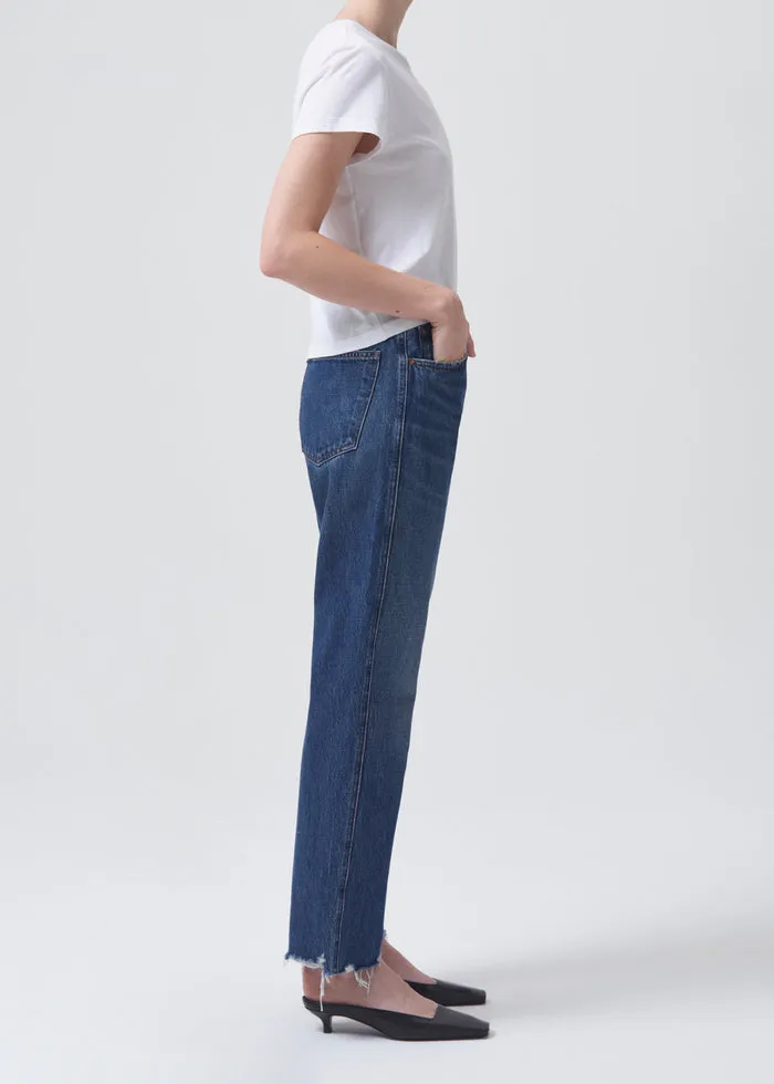 Agolde 90'S Pinch Waist High Rise Straight Jeans in Swindle