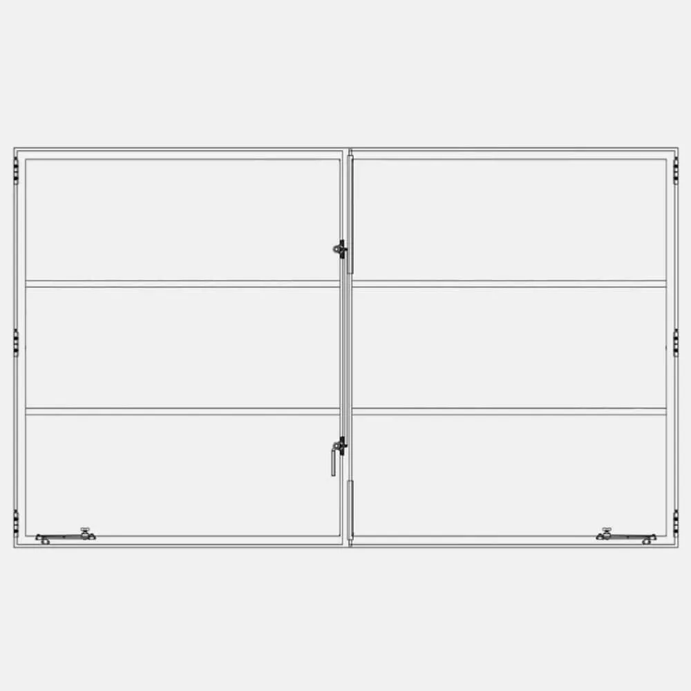 Air Window 0V 2H - Double Casement Landscape