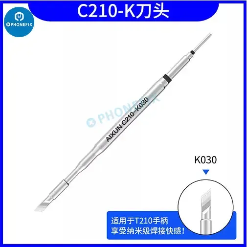 AiXun C210 Ultra Red Copper Soldering Iron Tips Aixun T3B