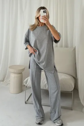 Anna grey t-shirt and jogger loungewear