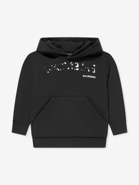 Balenciaga Kids Classic Hoodie in Black