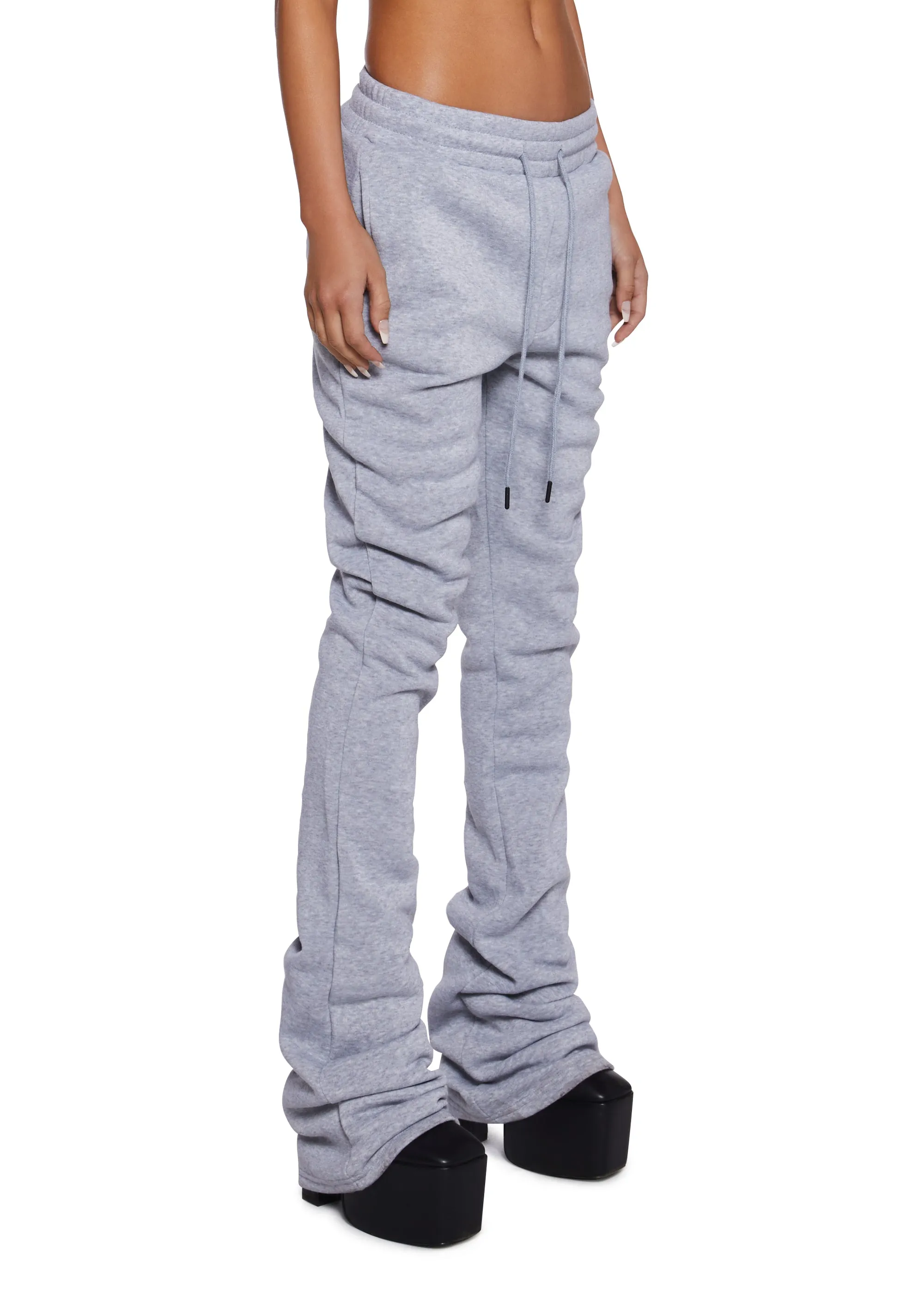 Be On Your Way Fleece Pants - Gray