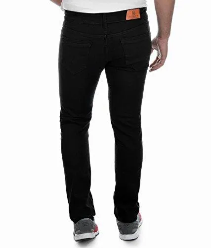 Ben Martin Men'S Regular Fit Cotton Jeans (Bmw-27-Blk-P1-34_Black_34)