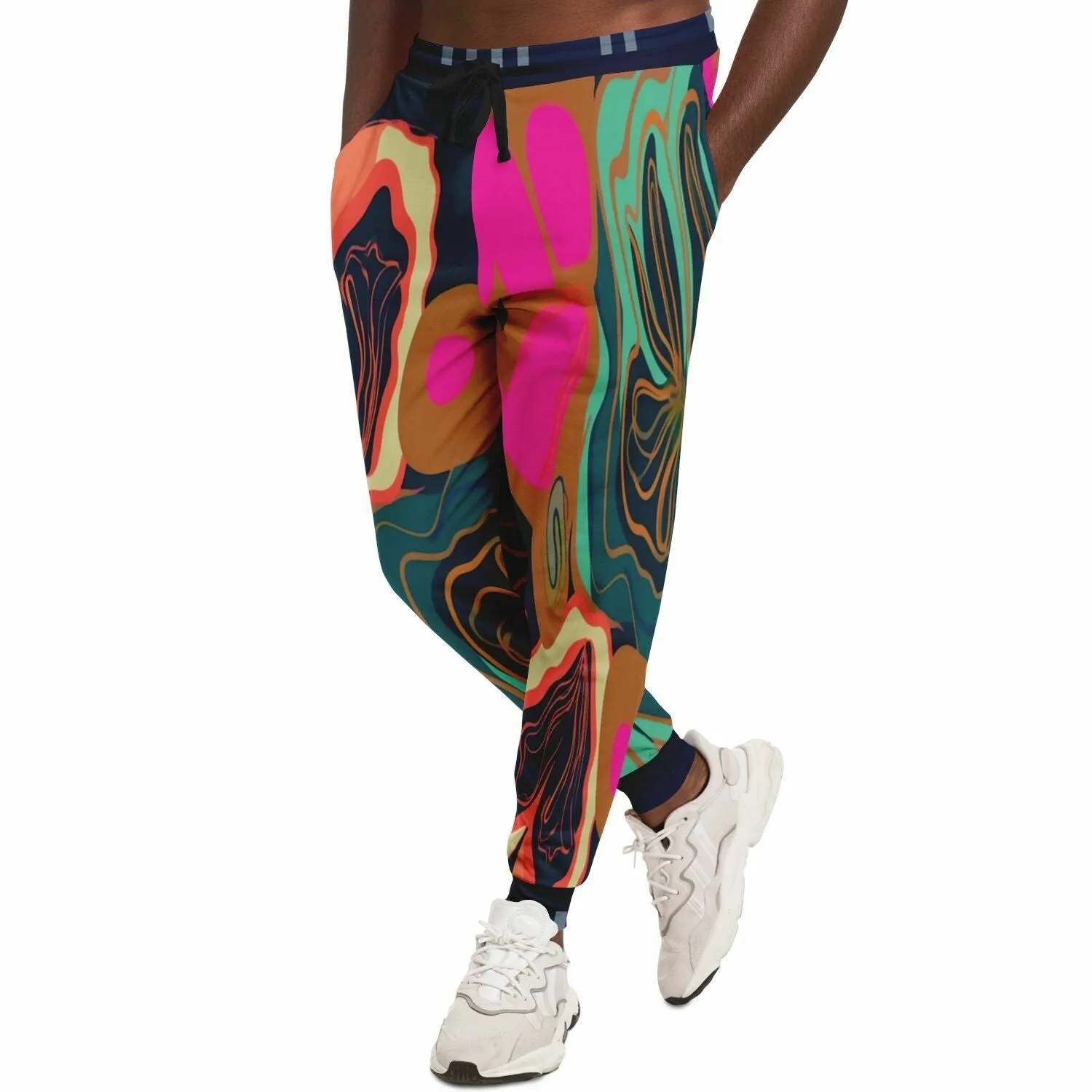 Big Floral Blossom Eco-Poly Unisex Joggers