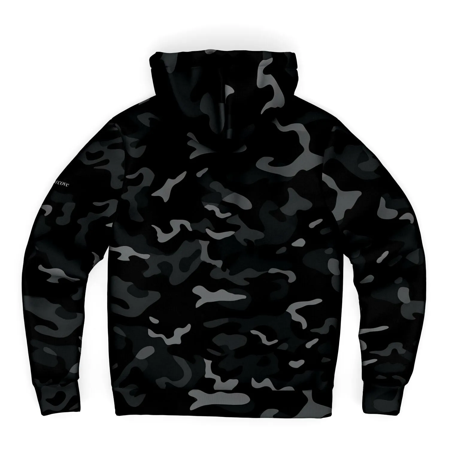 Black Camo Zip Up Fleece Lined Hoodie, Grey Camouflage Heavyweight Sherpa Full Zipper Pocket Men Women Unisex Ladies Hooded Sweatshirt