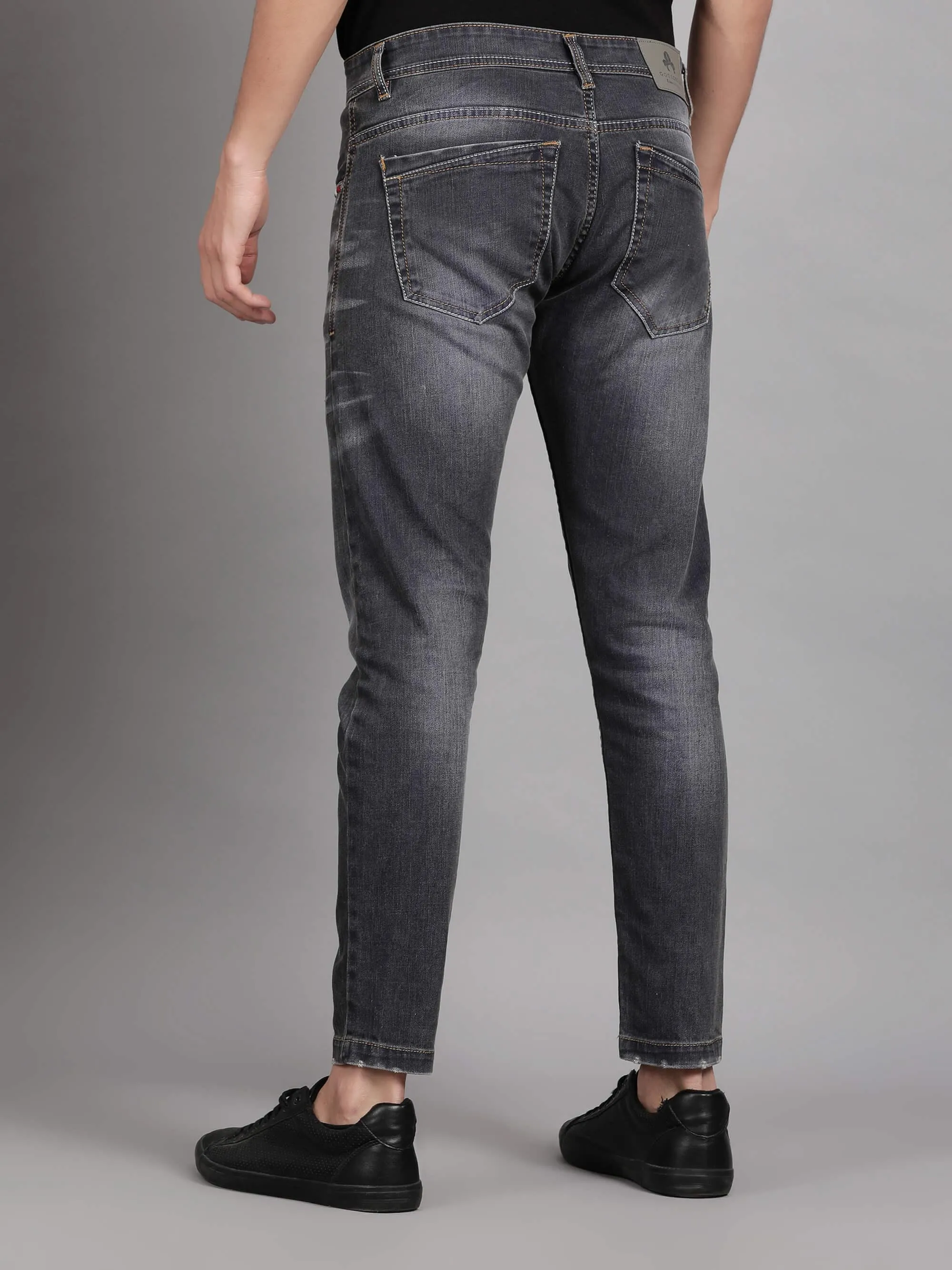 Blue Denim Slim Fit Jeans for Men (GBDNM5012)