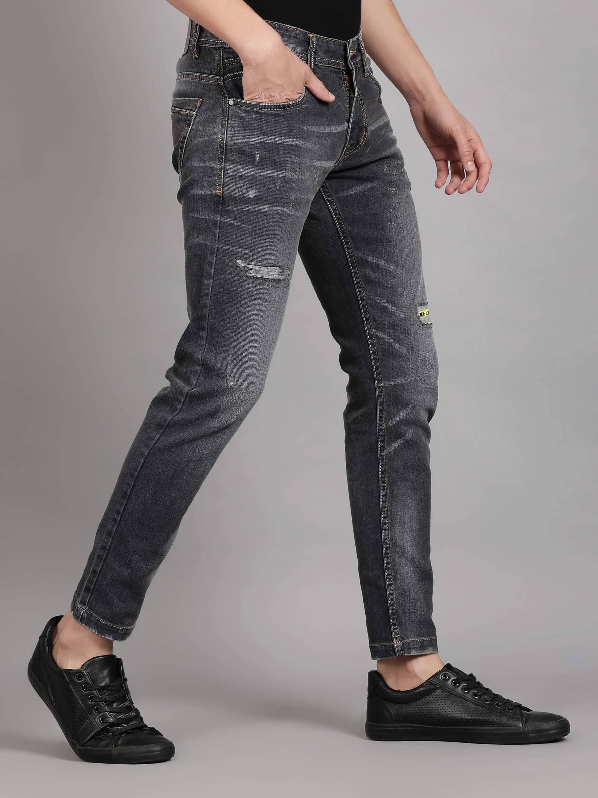 Blue Denim Slim Fit Jeans for Men (GBDNM5012)