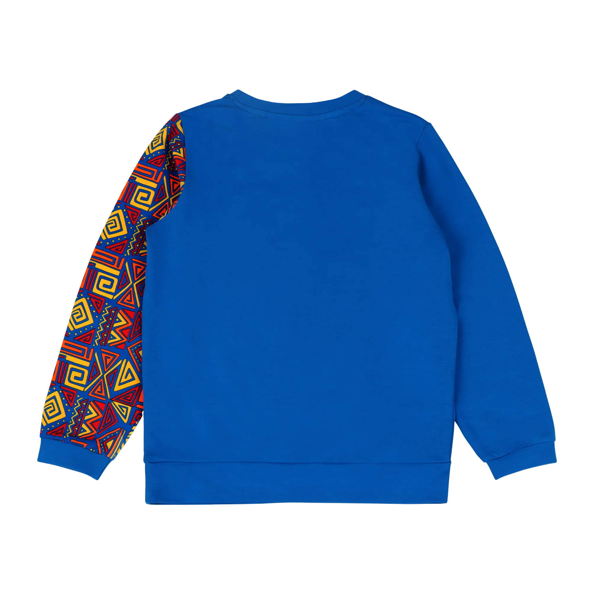 Boys Crewneck Sweatshirt and Jogger Pants Set - Blue Multicolor