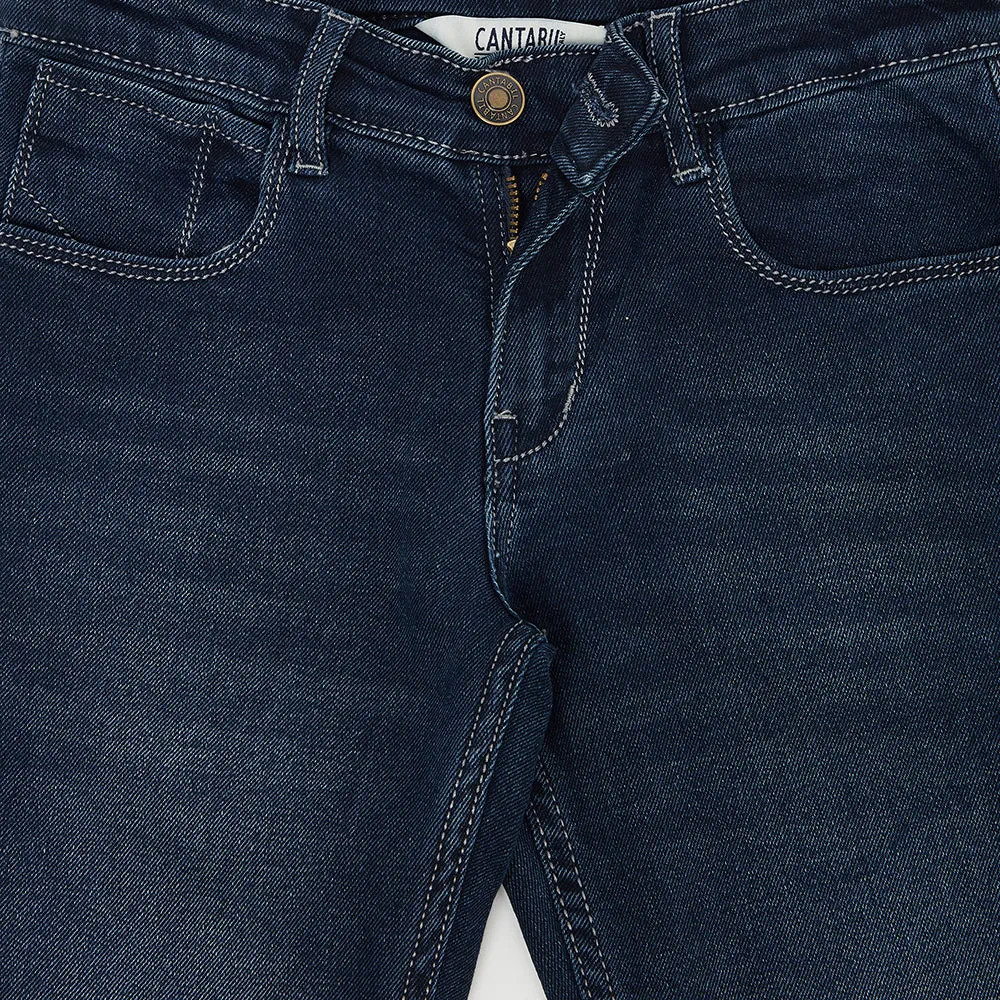 Boy's Dirty Blue Denim