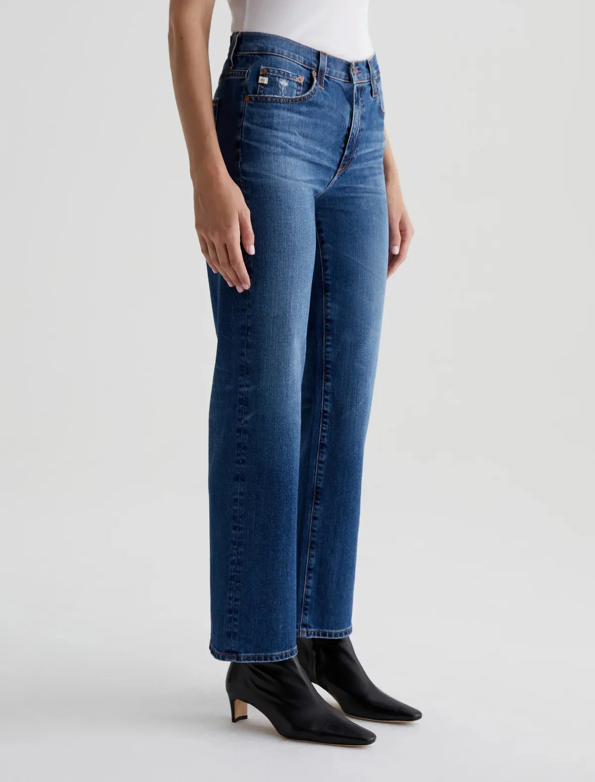 Brinley Mid-Rise Straight Leg Jean