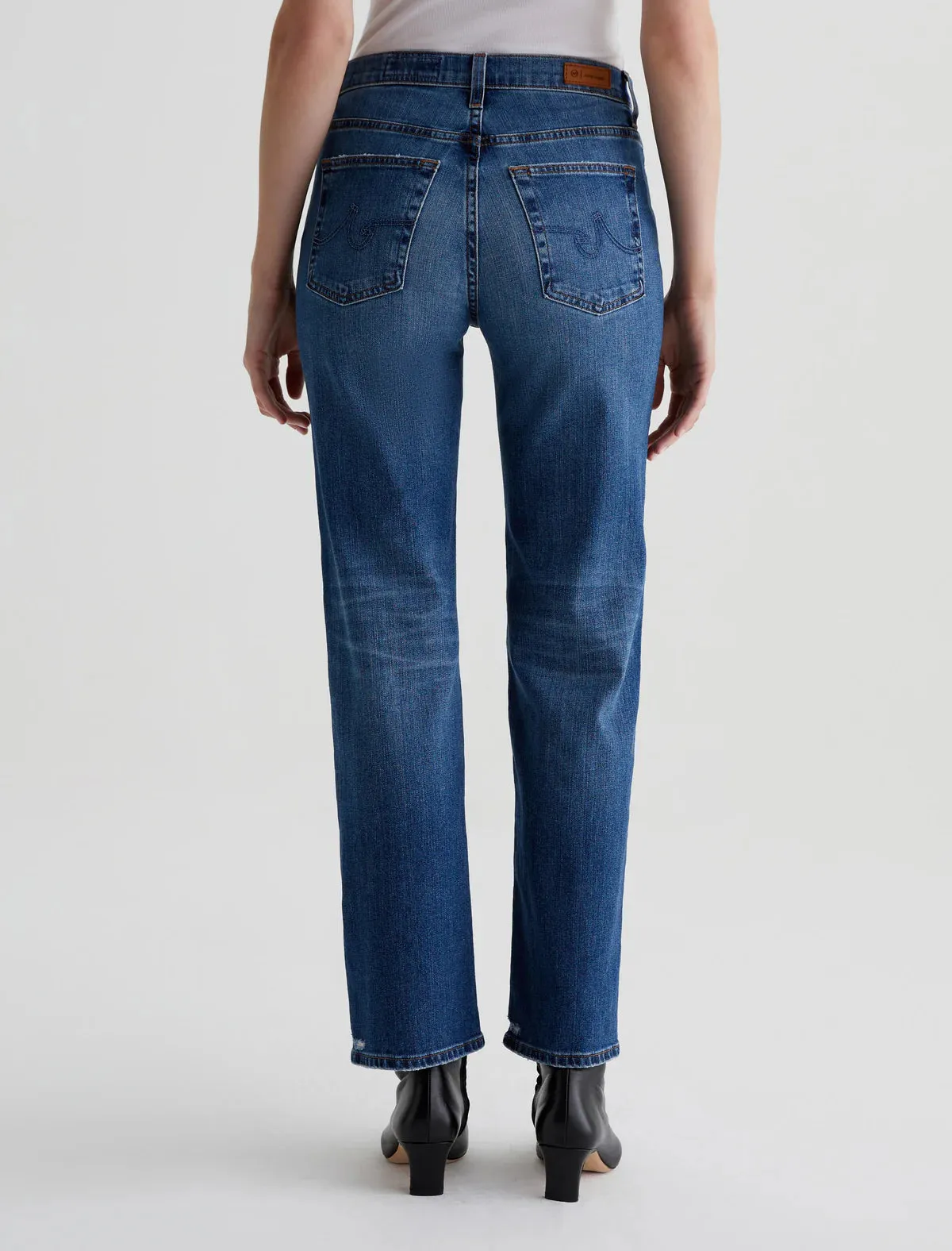 Brinley Mid-Rise Straight Leg Jean