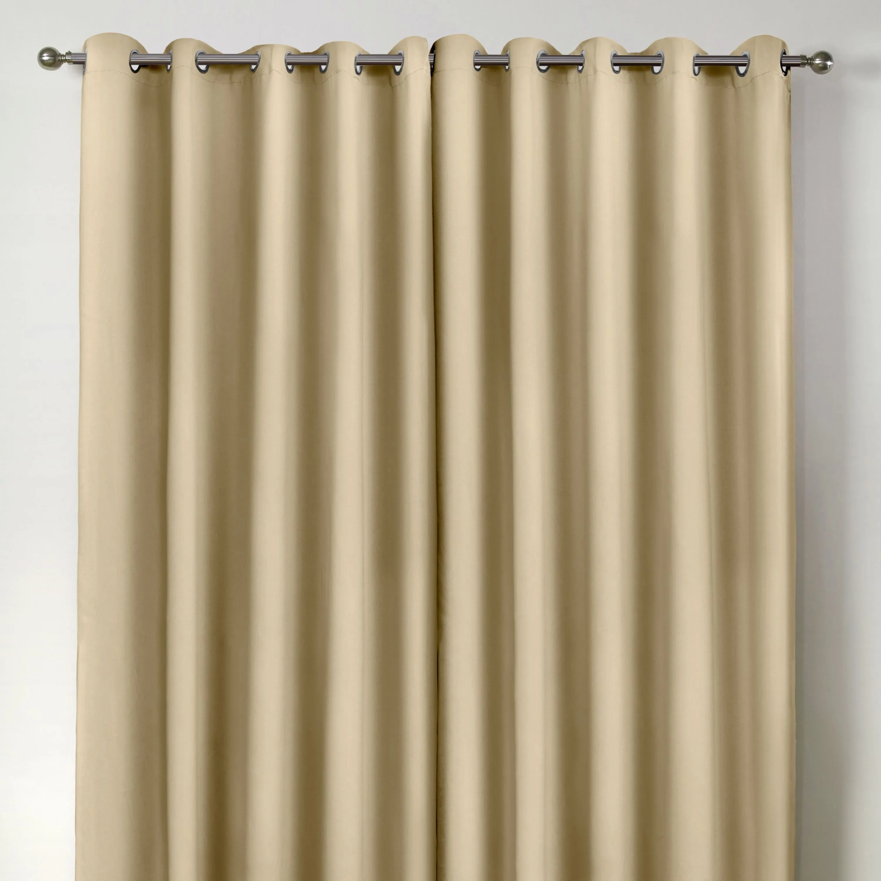 Cali Beige Thermal Blackout Eyelet Curtains