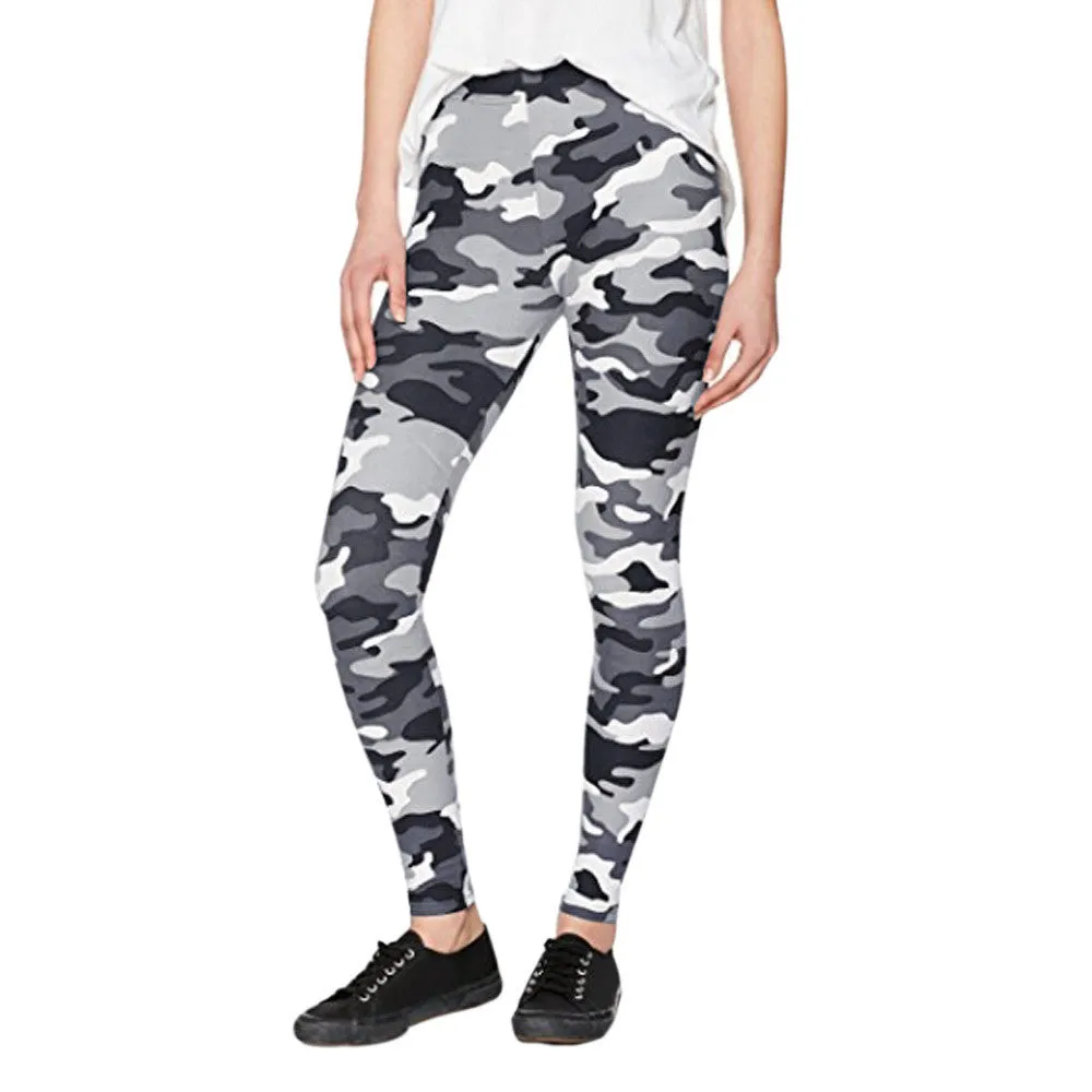 Camouflage Yoga Workout Athletic Leggings