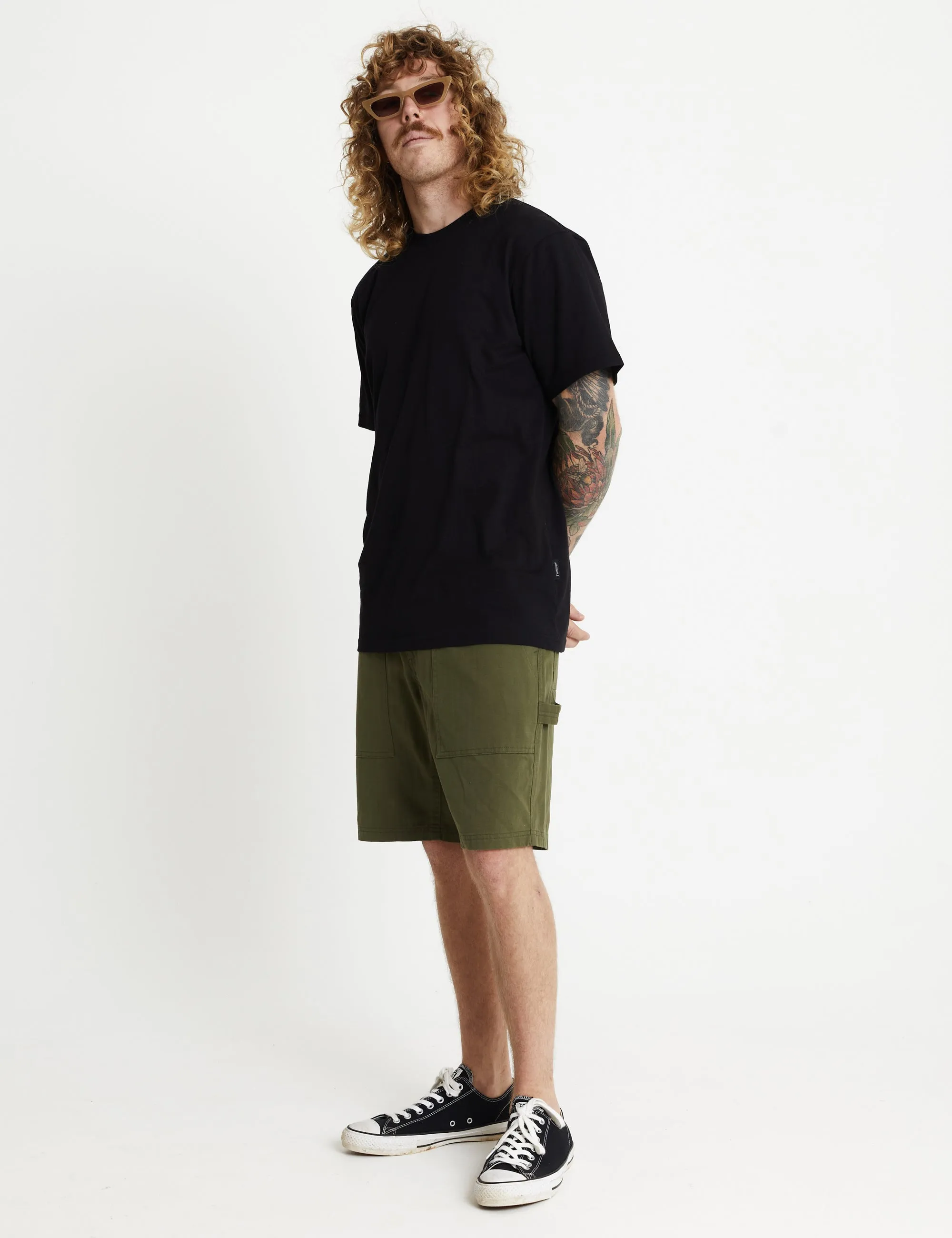 Carpenter Walk Short - Washed Army