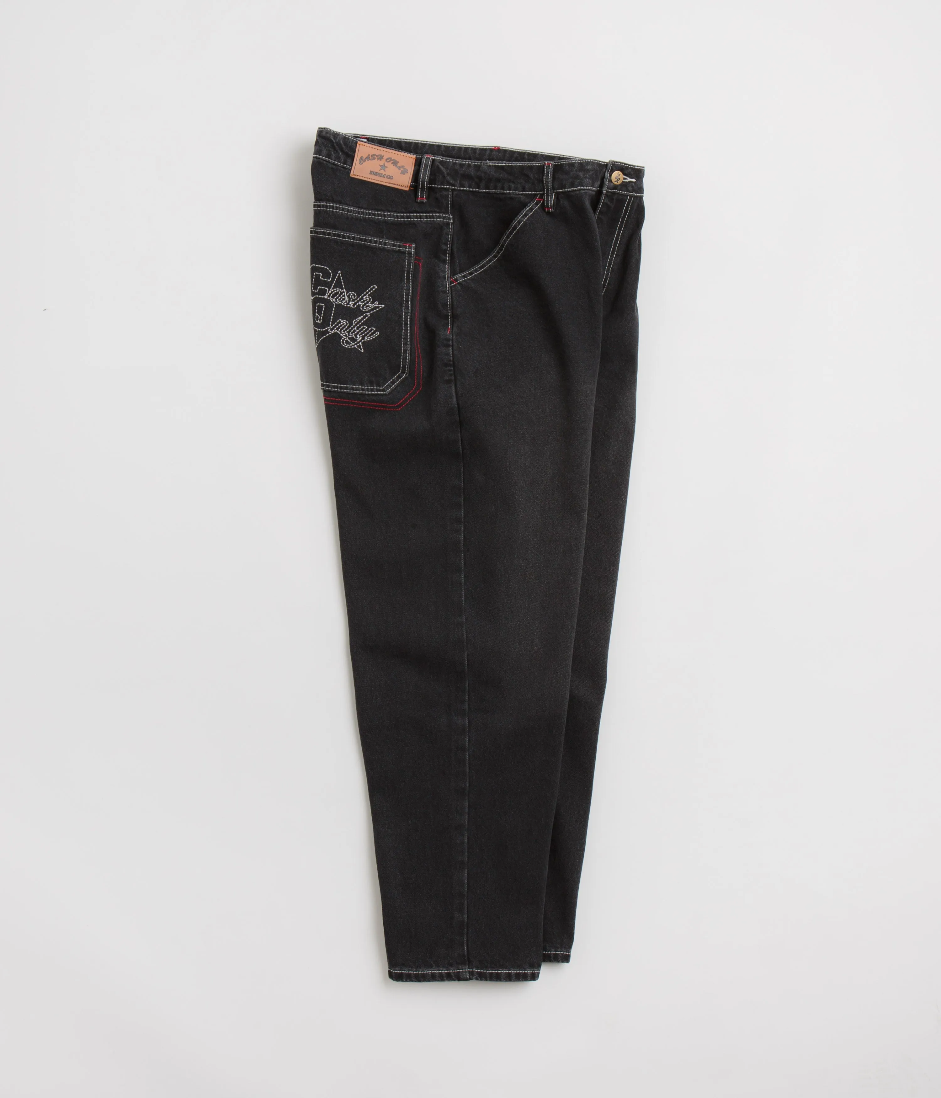 Cash Only Halftime Jeans - Distressed Black