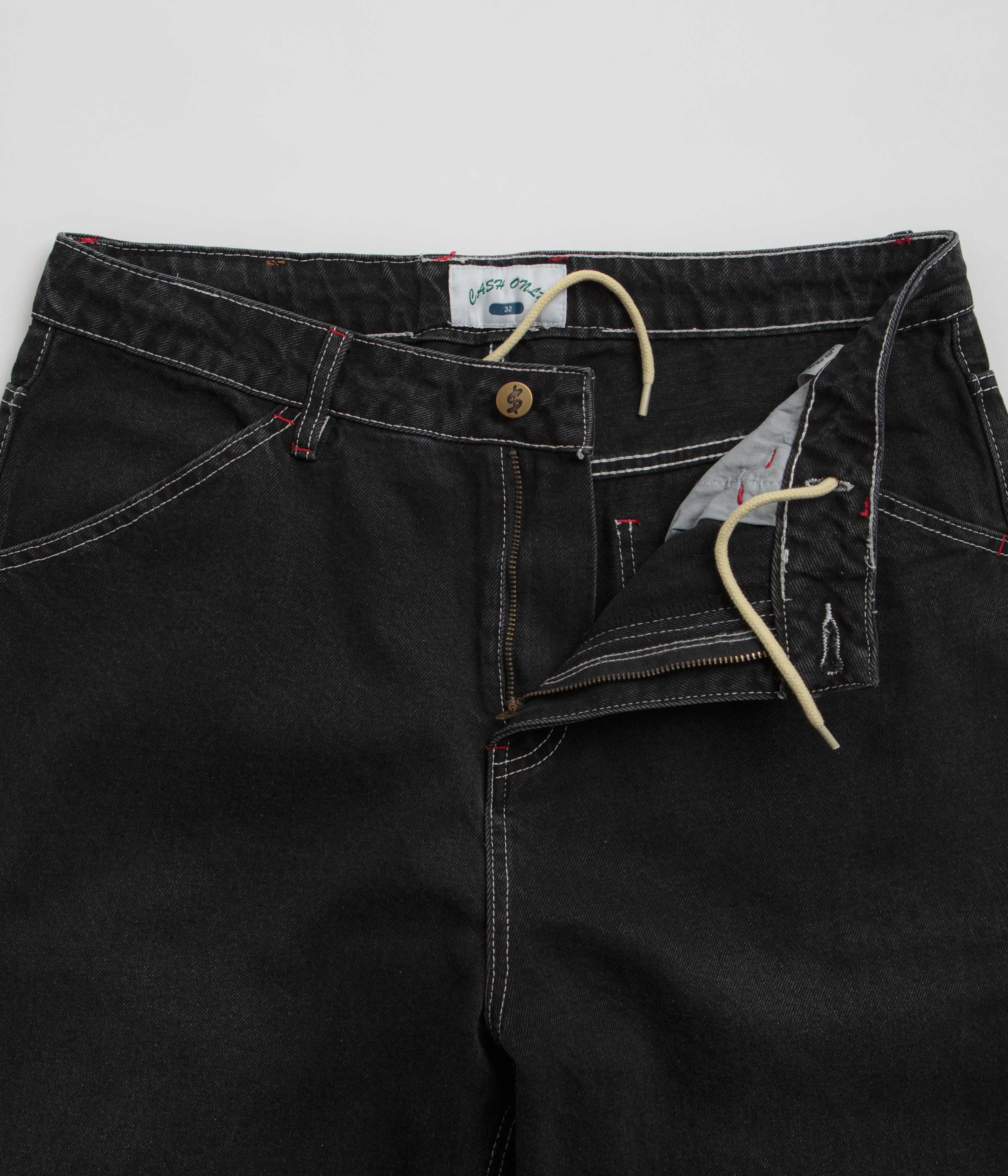 Cash Only Halftime Jeans - Distressed Black