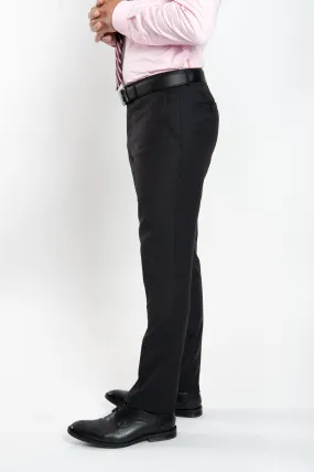 Charcoal Wool Cashmere Dress Pants