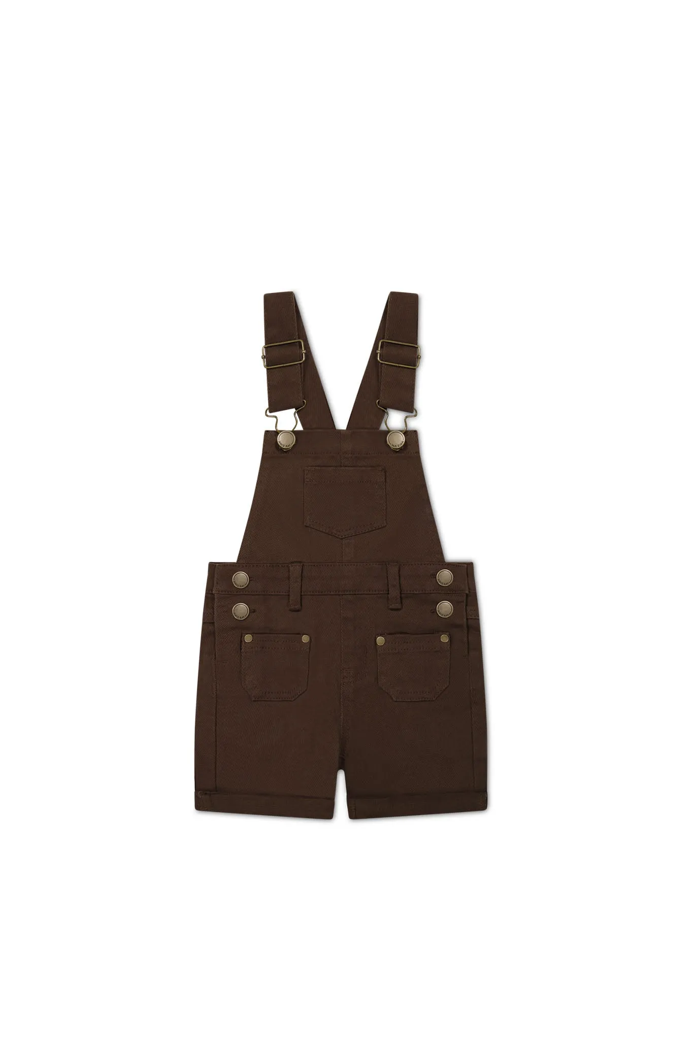 Chase Short Overall - Dark Coffee