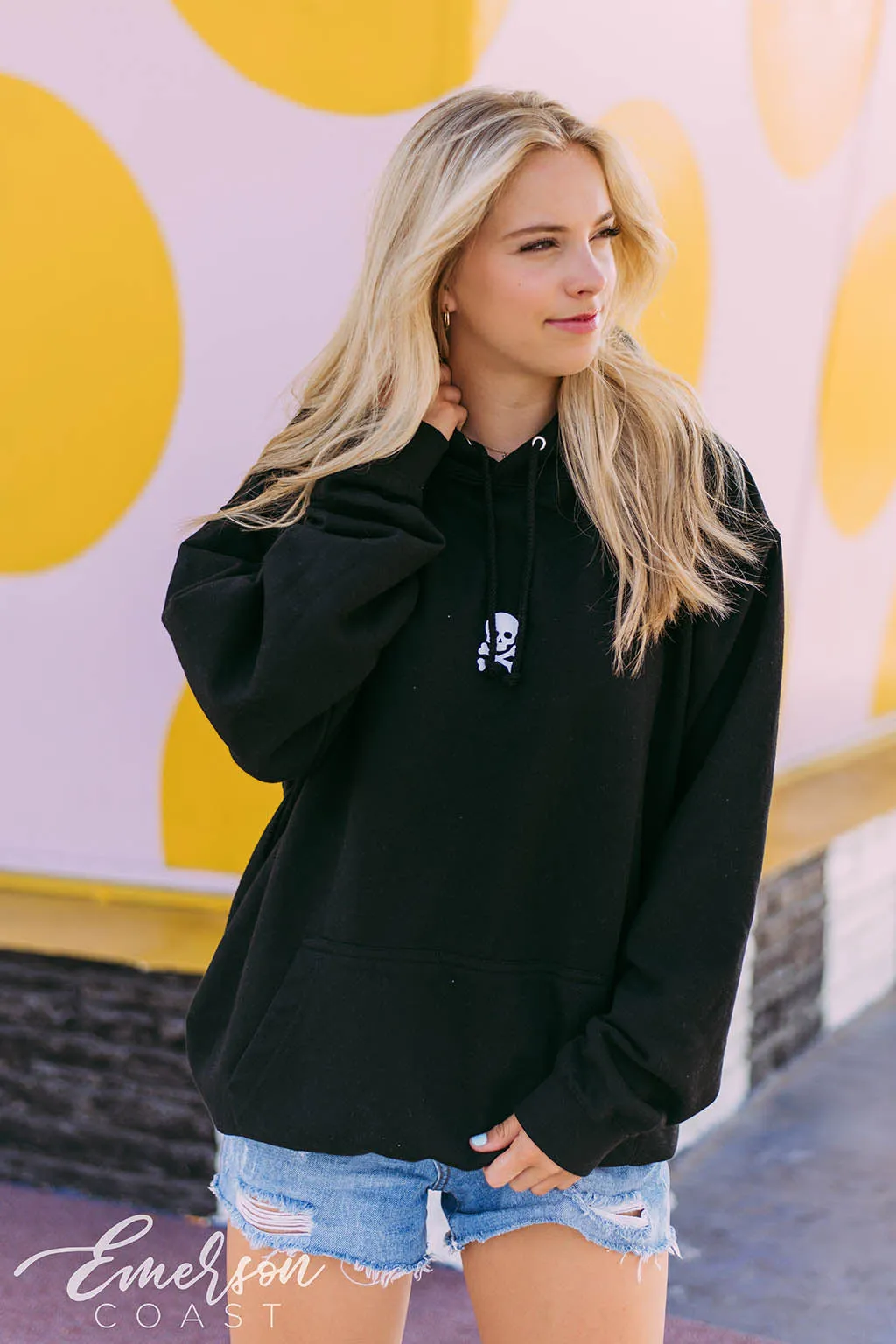 Chi O Skull and Crossbones Hoodie