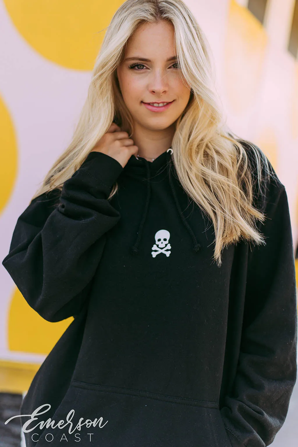 Chi O Skull and Crossbones Hoodie