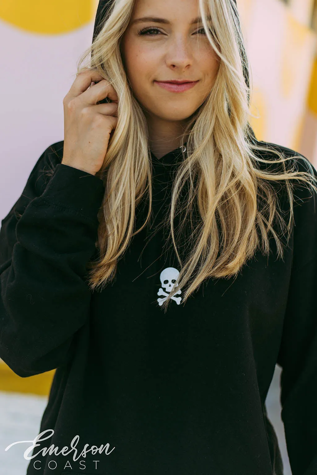 Chi O Skull and Crossbones Hoodie