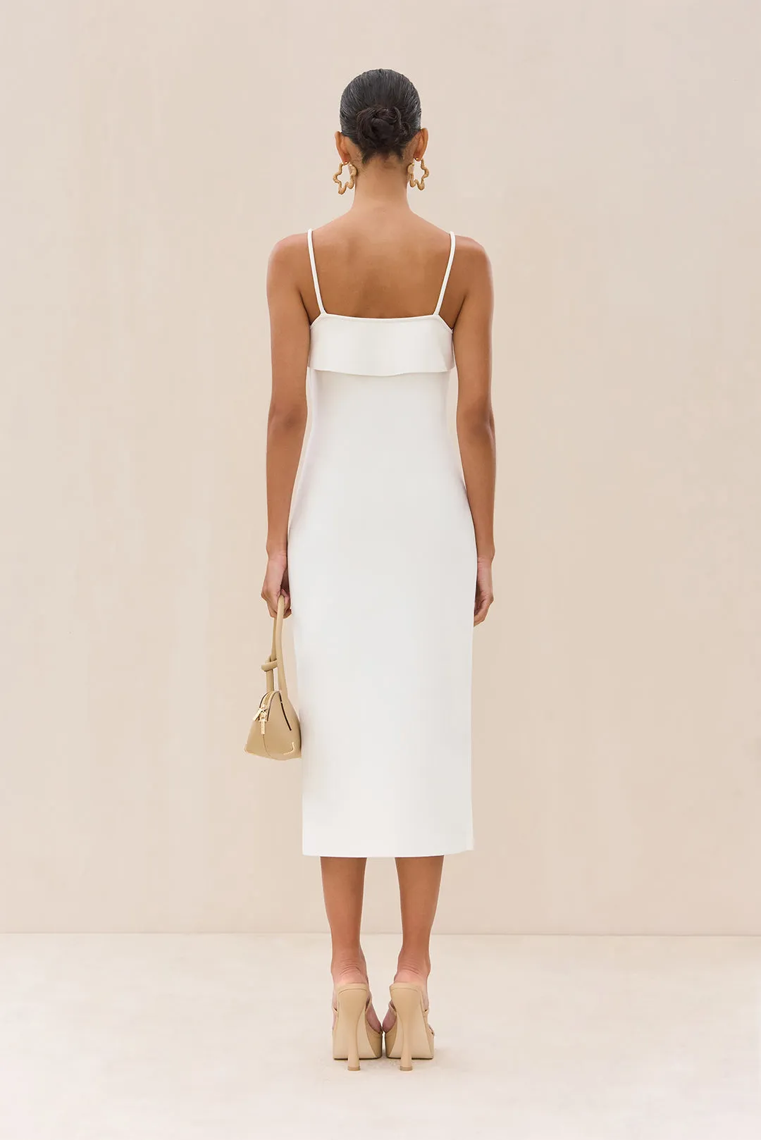 CIERA KNIT DRESS - OFF WHITE