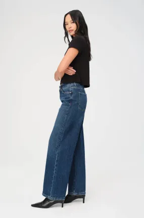 CJU Mid Rise Wide Leg Jeans