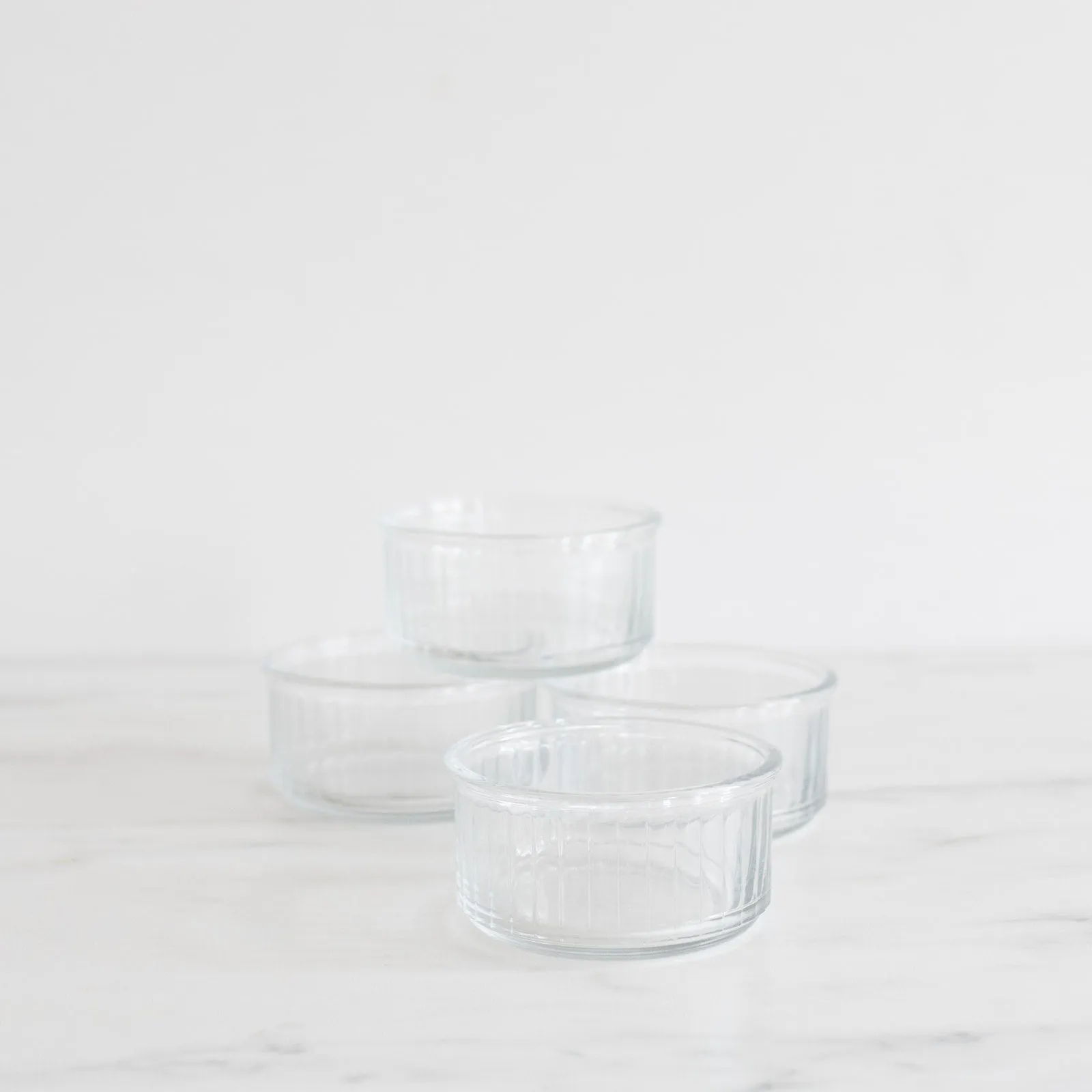 Clear Glass Ramekin Set