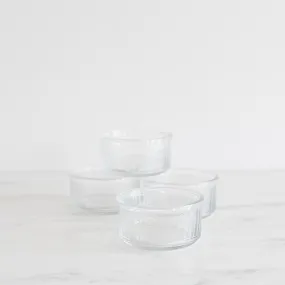 Clear Glass Ramekin Set