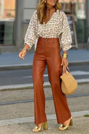 Coffee Charm Brown Pants