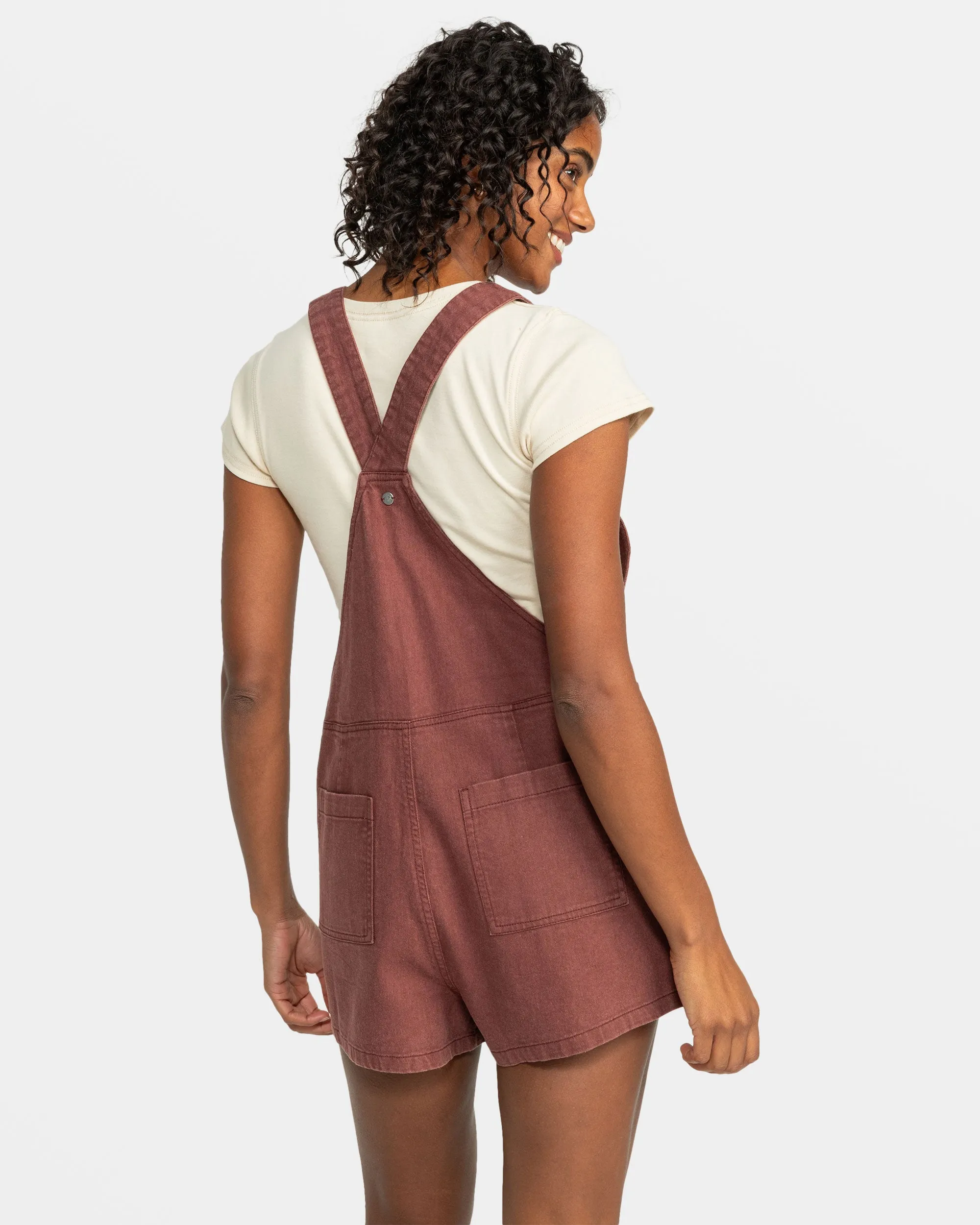 Crystal Coast Short Overall - Fudgesickle