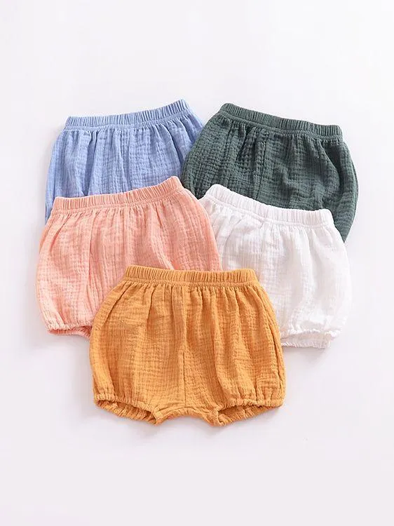 Cute Solid Color Shorts Infant Toddler BABY Boys Girls Short Pants Summer