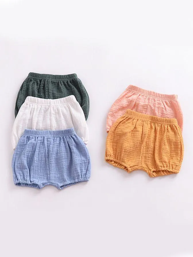 Cute Solid Color Shorts Infant Toddler BABY Boys Girls Short Pants Summer