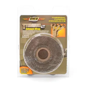 DEI 010134 Exhaust Wrap 4" x 100ft Titanium