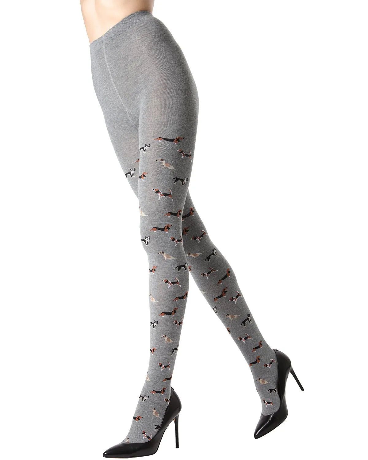 Dog Walker Seamless Sweater Tights