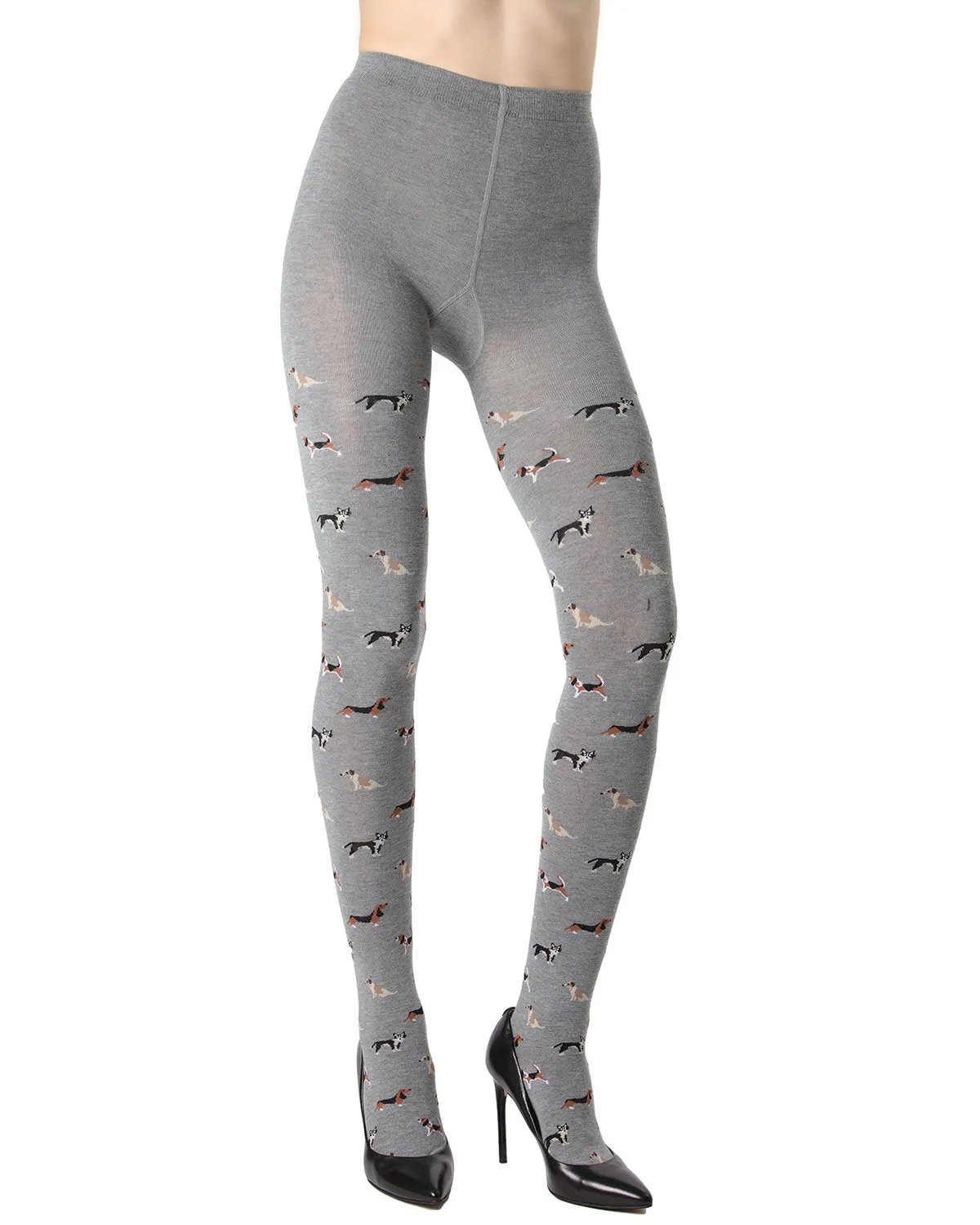 Dog Walker Seamless Sweater Tights