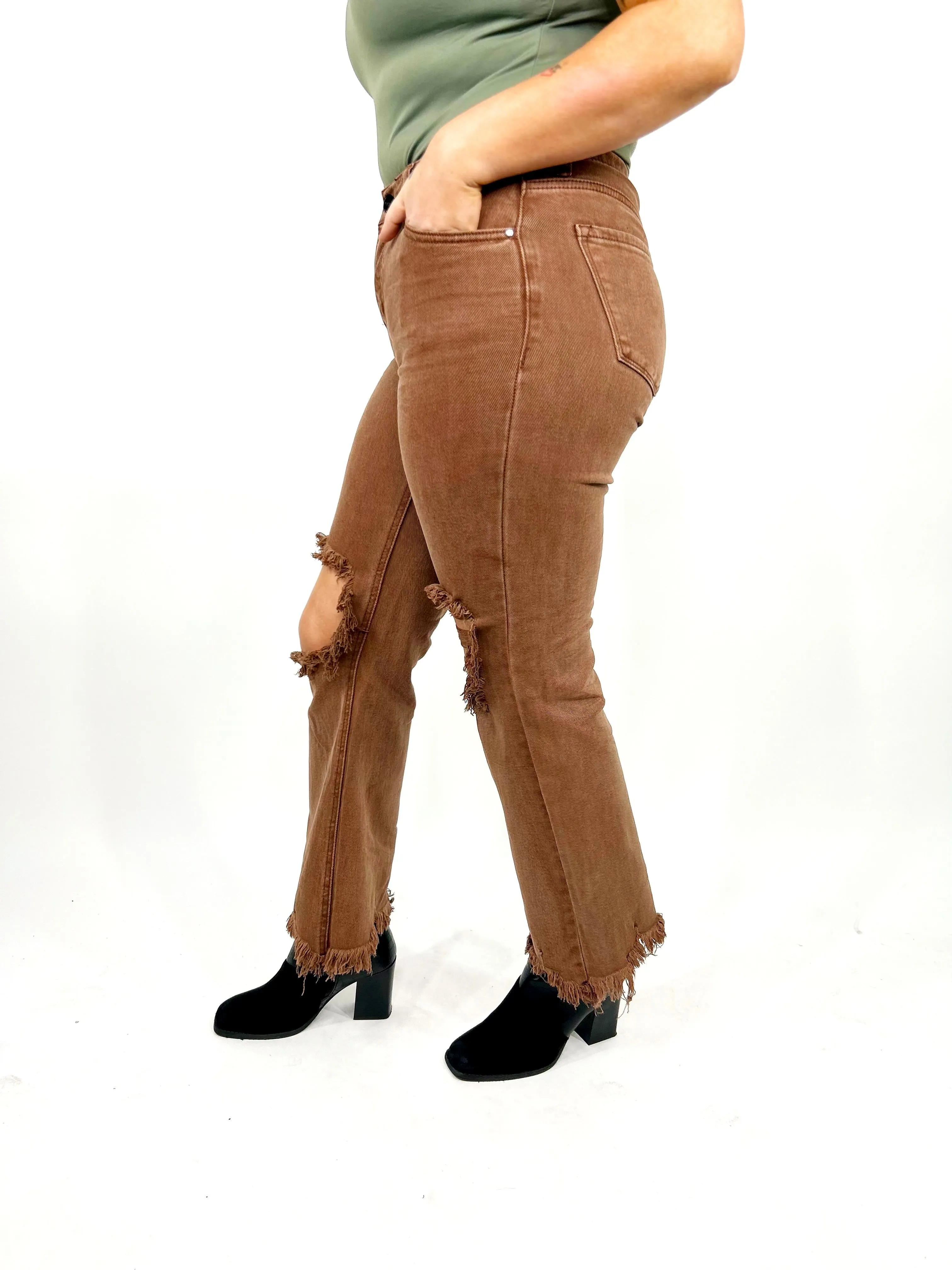 Espresso Yourself Straight Leg by Risen Jeans