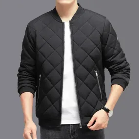 Fashion Cotton Padded Slim fit Autumn Winter Jacket for Men