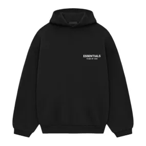 Fear of God Essentials Fleece Hoodie (FW24) Black