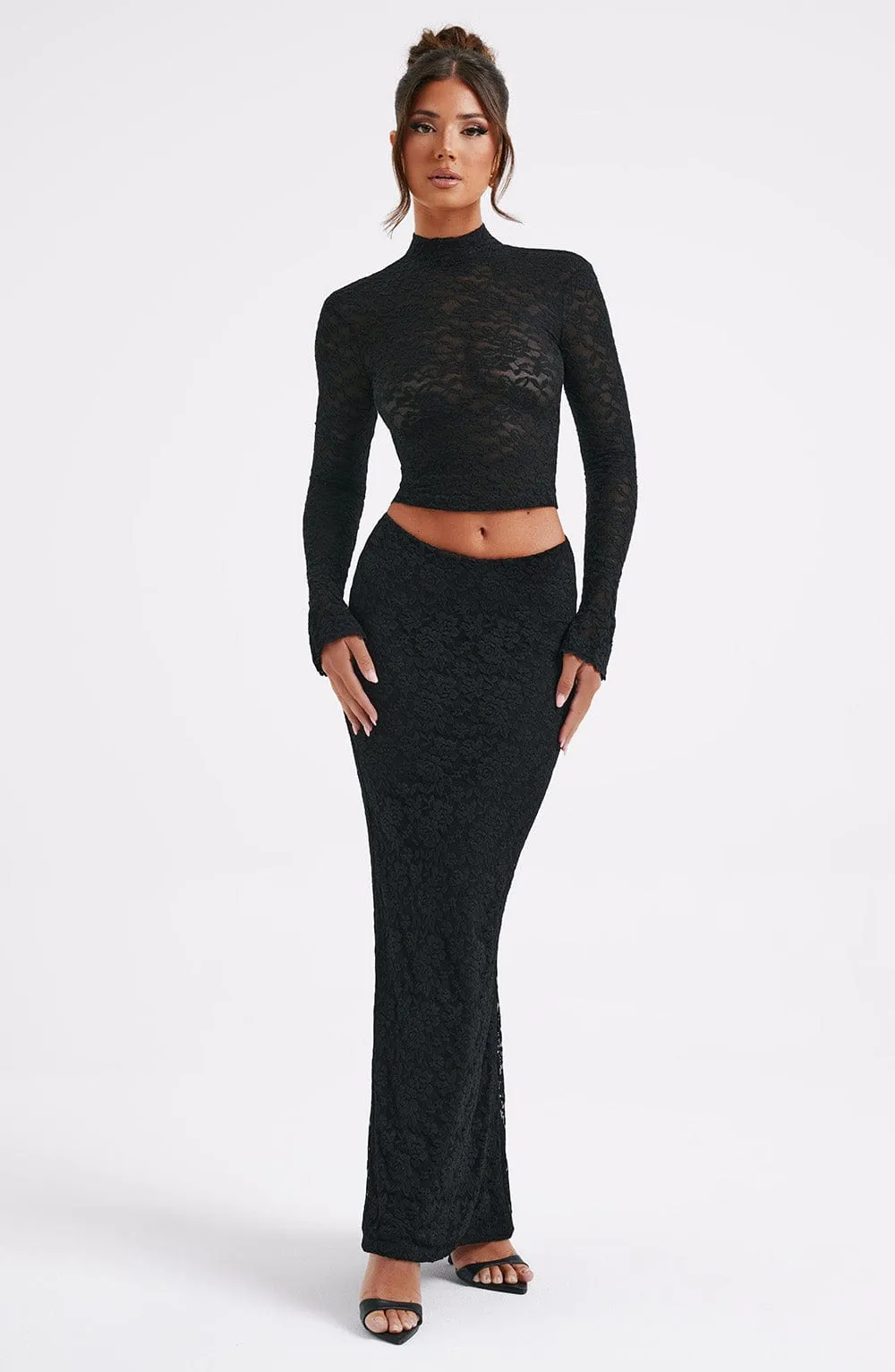 Fernanda Maxi Skirt - Black