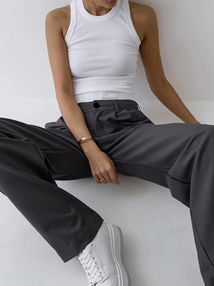 Fira Color Contrast Waist Trousers