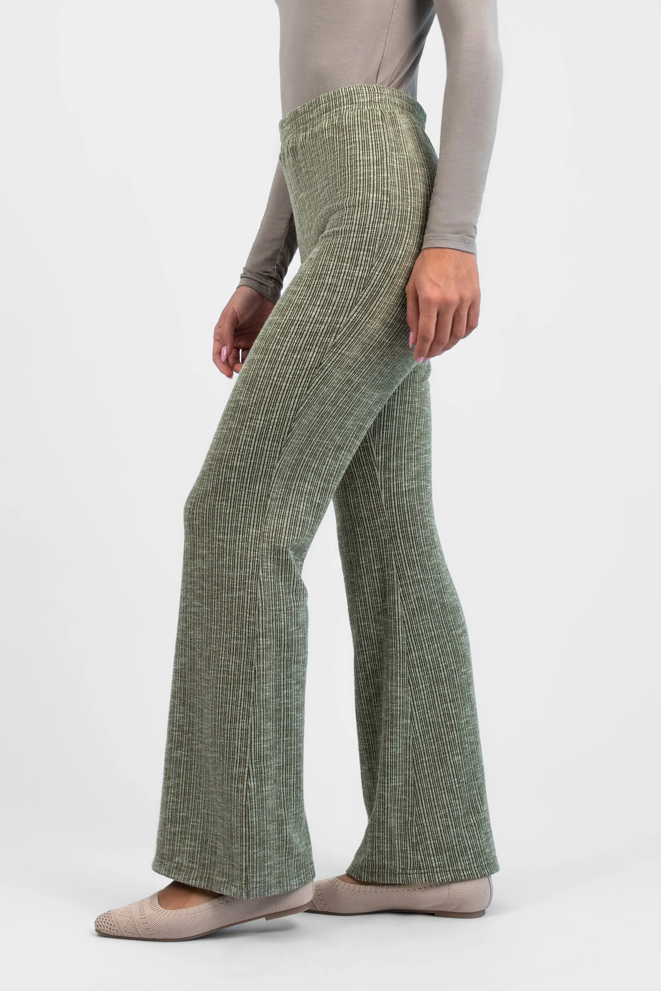 Flared Knit Pants - Arz