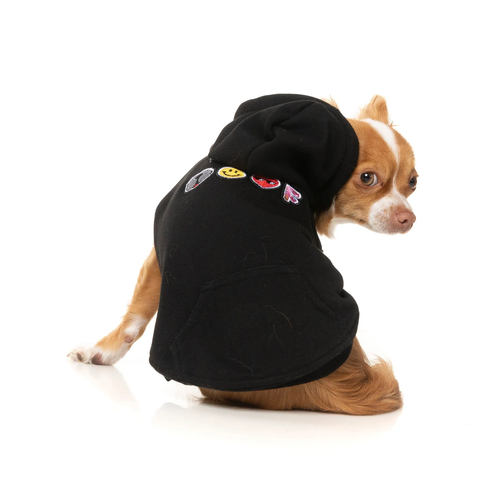 FuzzYard Dog Apparel Wooftagram Hoodie Black Size 1 XXSmall***