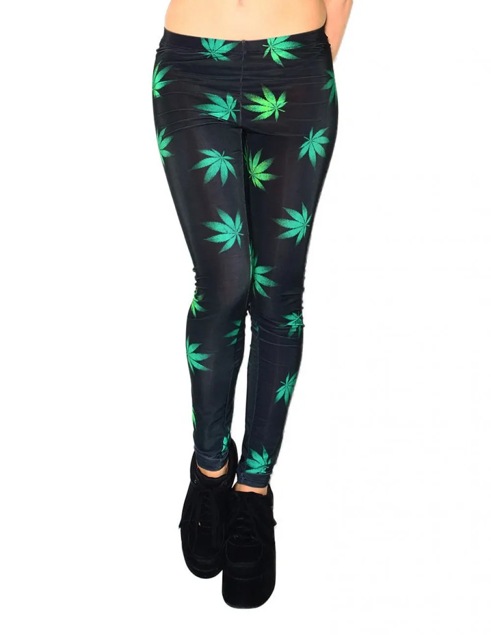 Ganja Leaf Leggings