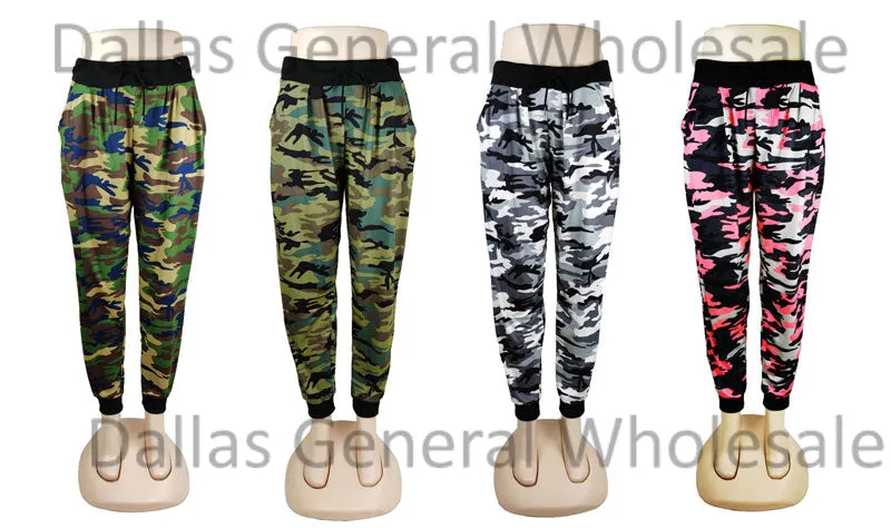 Girls Camouflage Track Pants Wholesale